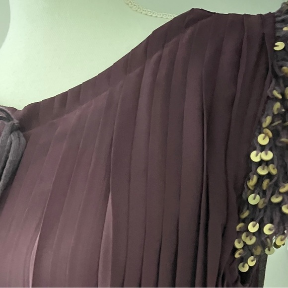 Manoush Paris Boutique Designer Dress M Purple - Picture 9 of 16